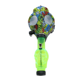 Silicone Gas Mask with Acrylic Tube