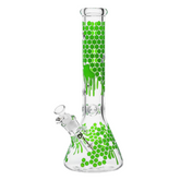 OG Original 14mm 7" Glow-in-the- Dark Honeycomb Splash Beaker (OG-715)