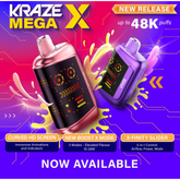Kraze Mega X Disposable Vape - 48K Puffs