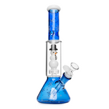 Red Eye Glass® - 12" Snowman Dual Chamber Beaker Base Water Pipe