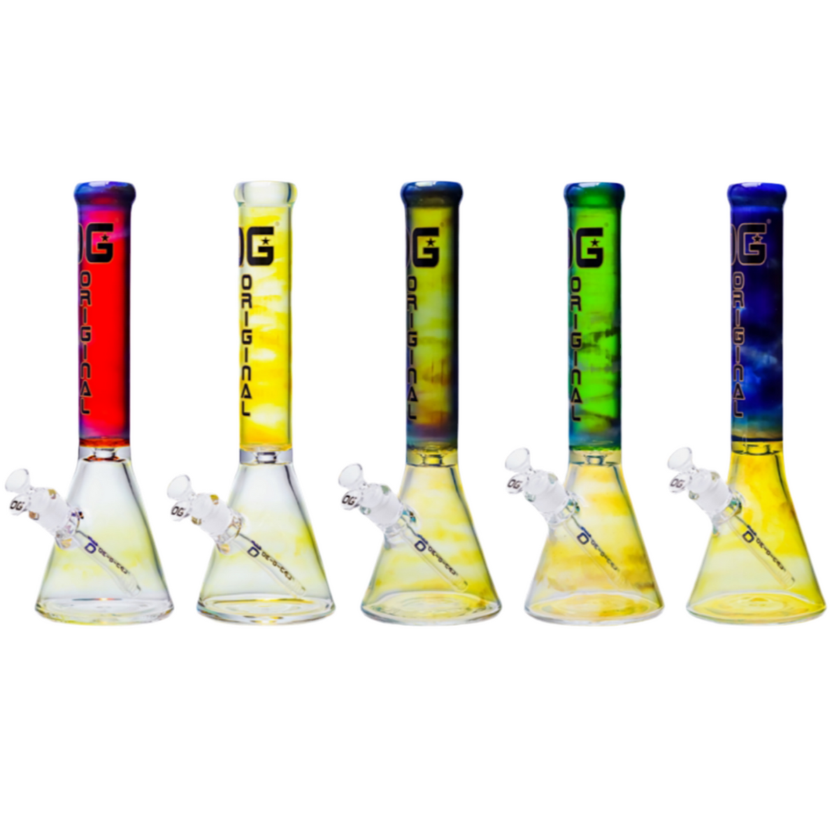 OG 15" 9mm Color Fumed Beaker (OG-643)