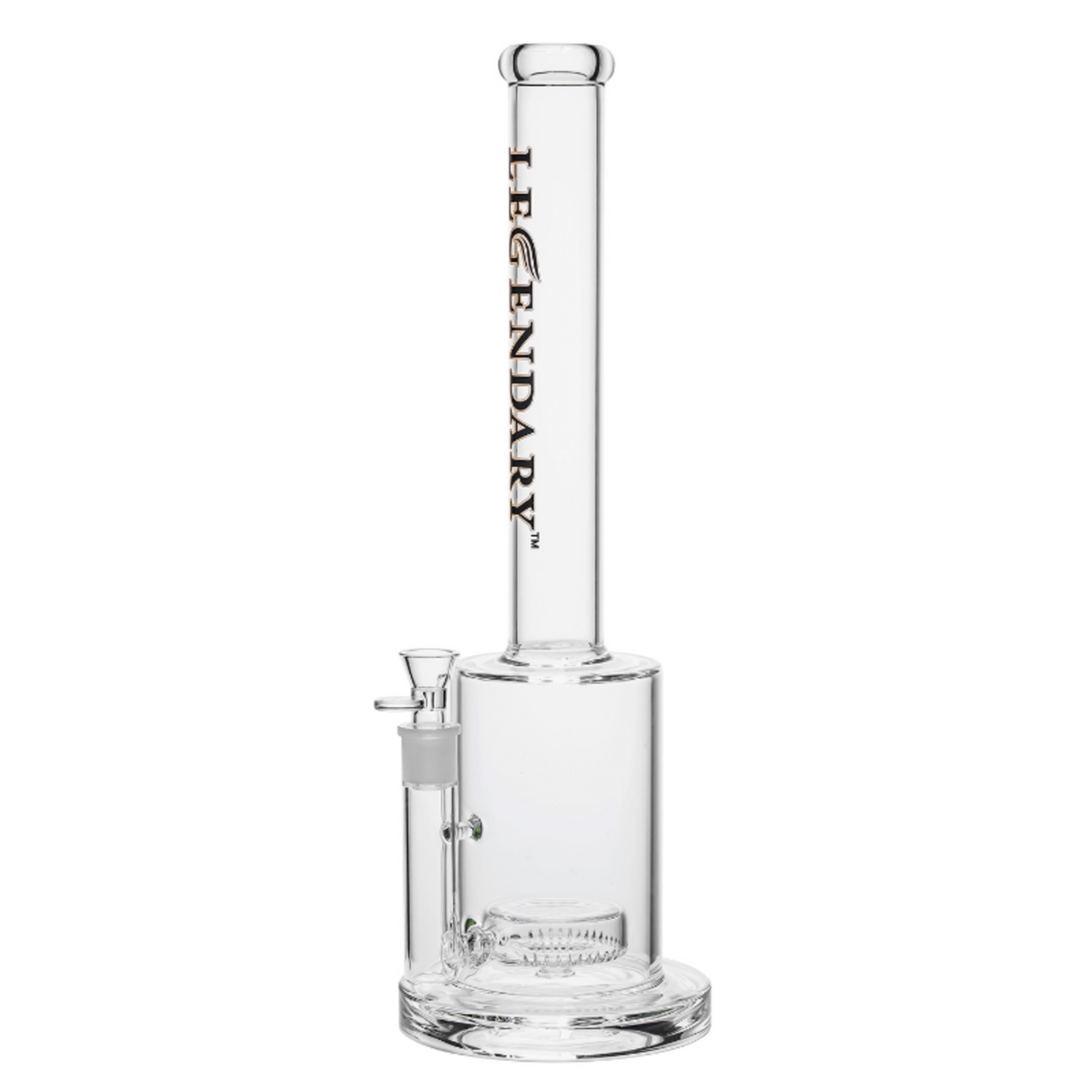 Legendary - 18" 5mm Disc Perc Straight Tube Bong