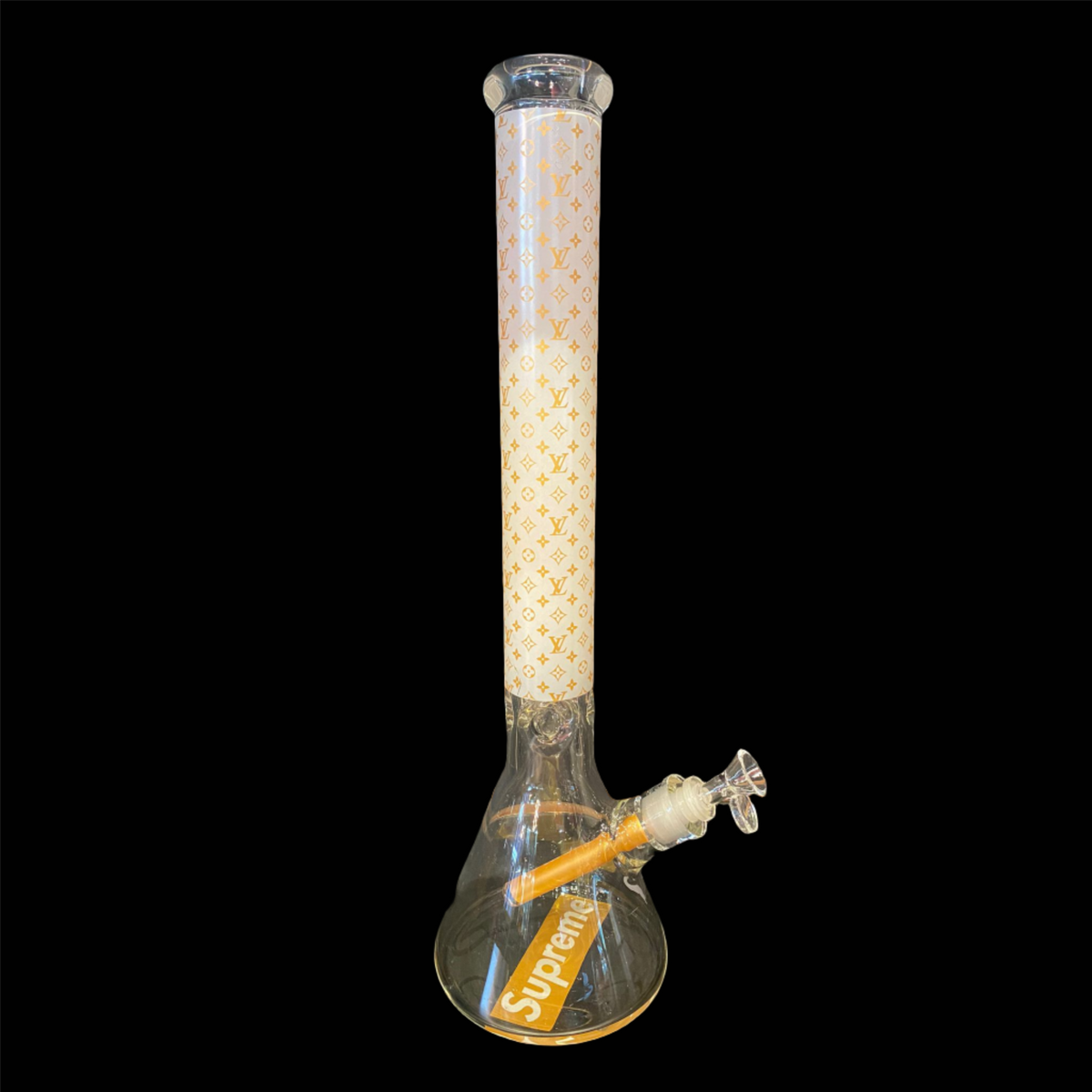 20" 9MM LOUIS VUITTON DECOR GLASS BONG - SUPREME