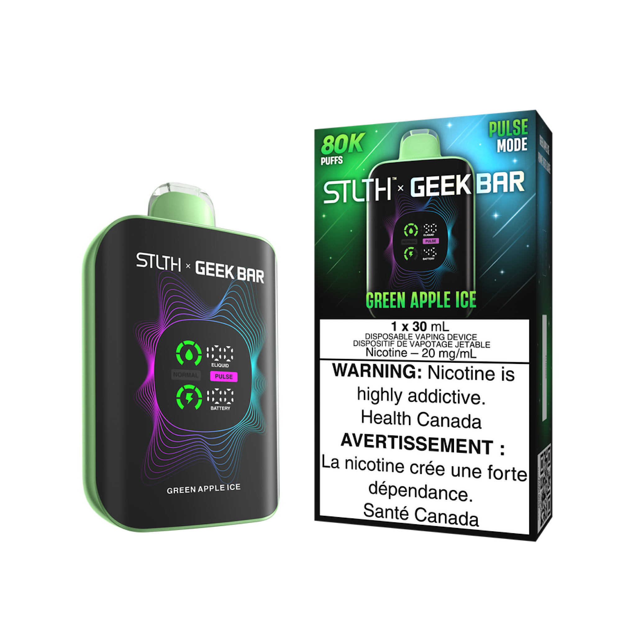 STLTH X GEEK BAR - 80K Puffs Disposable Vape