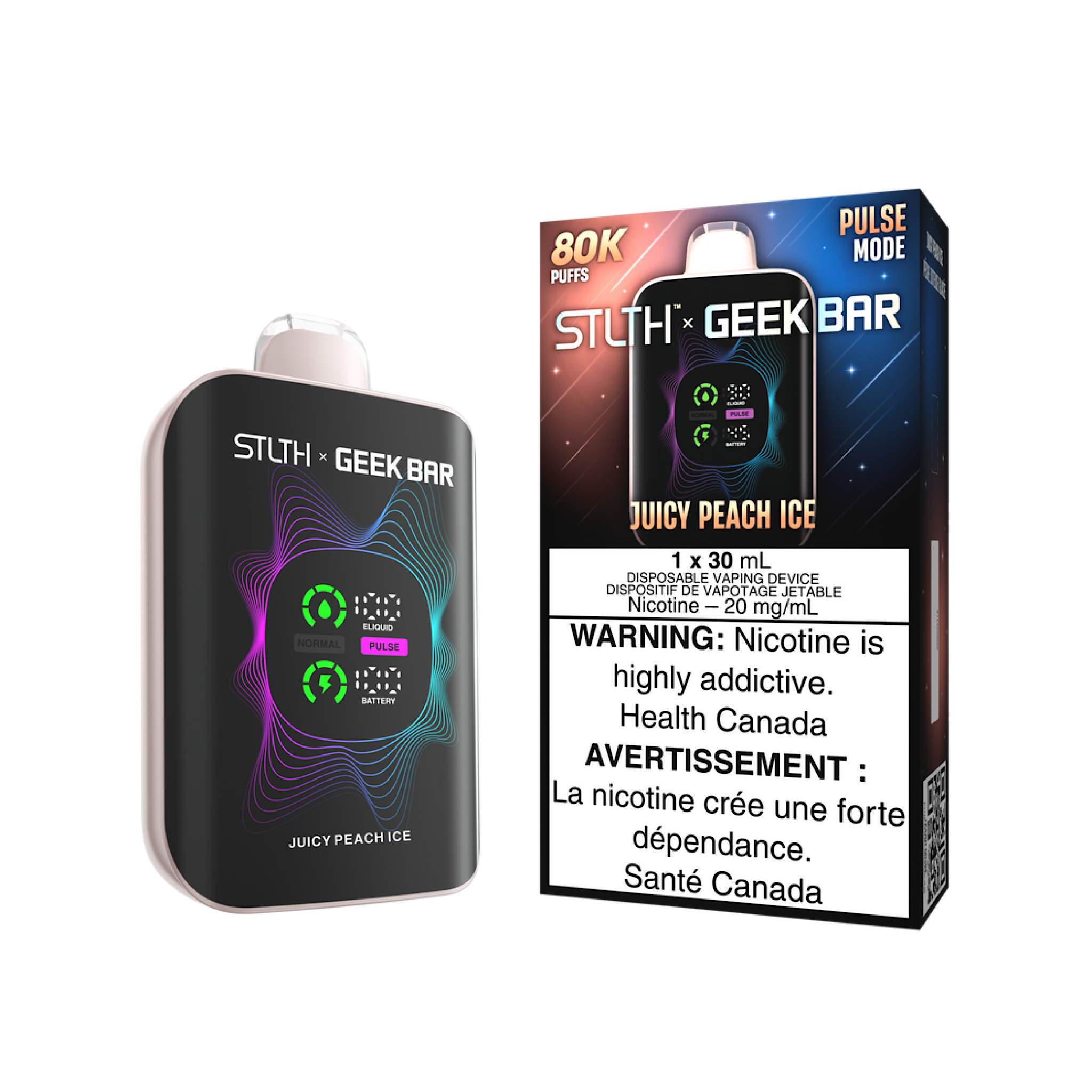 STLTH X GEEK BAR - 80K Puffs Disposable Vape
