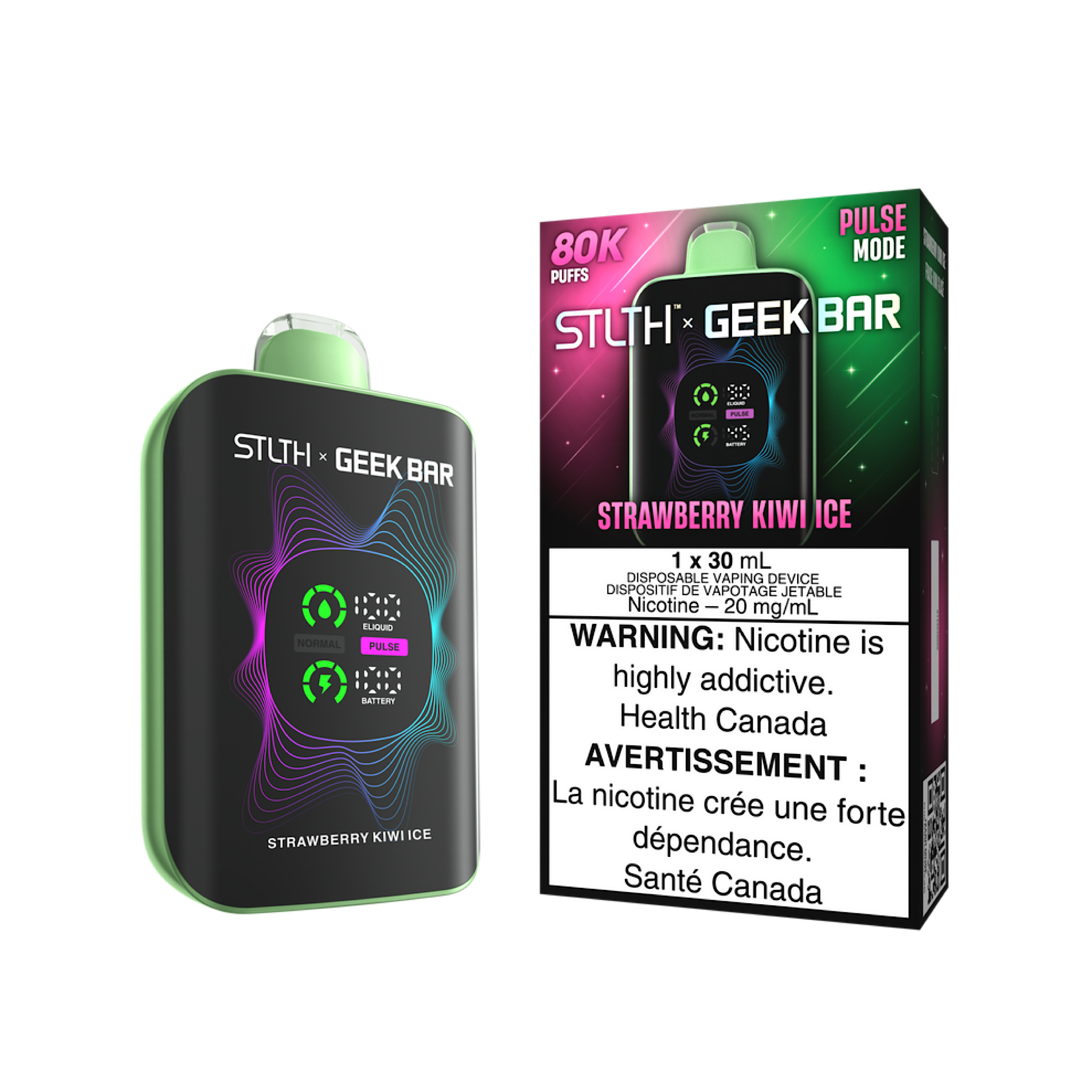 STLTH X GEEK BAR - 80K Puffs Disposable Vape