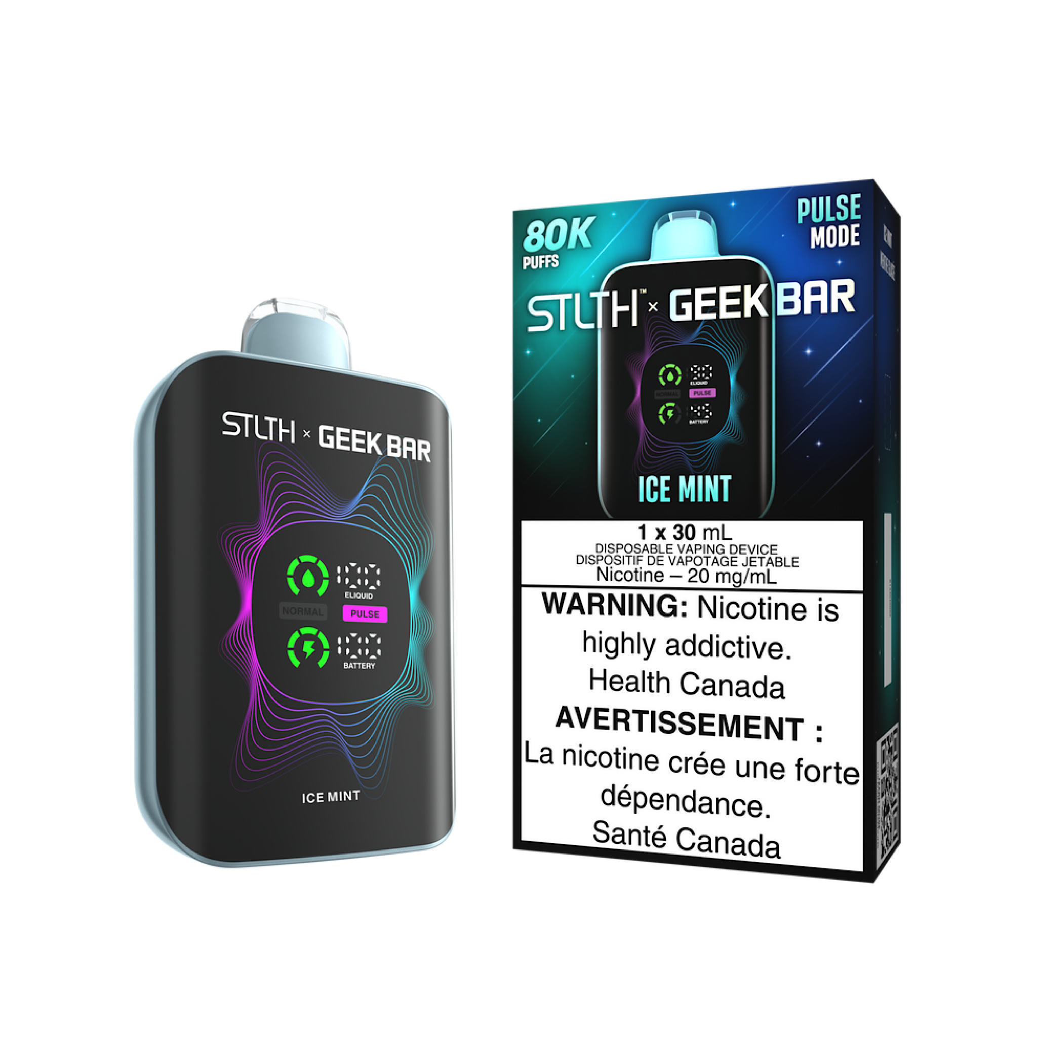 STLTH X GEEK BAR - 80K Puffs Disposable Vape