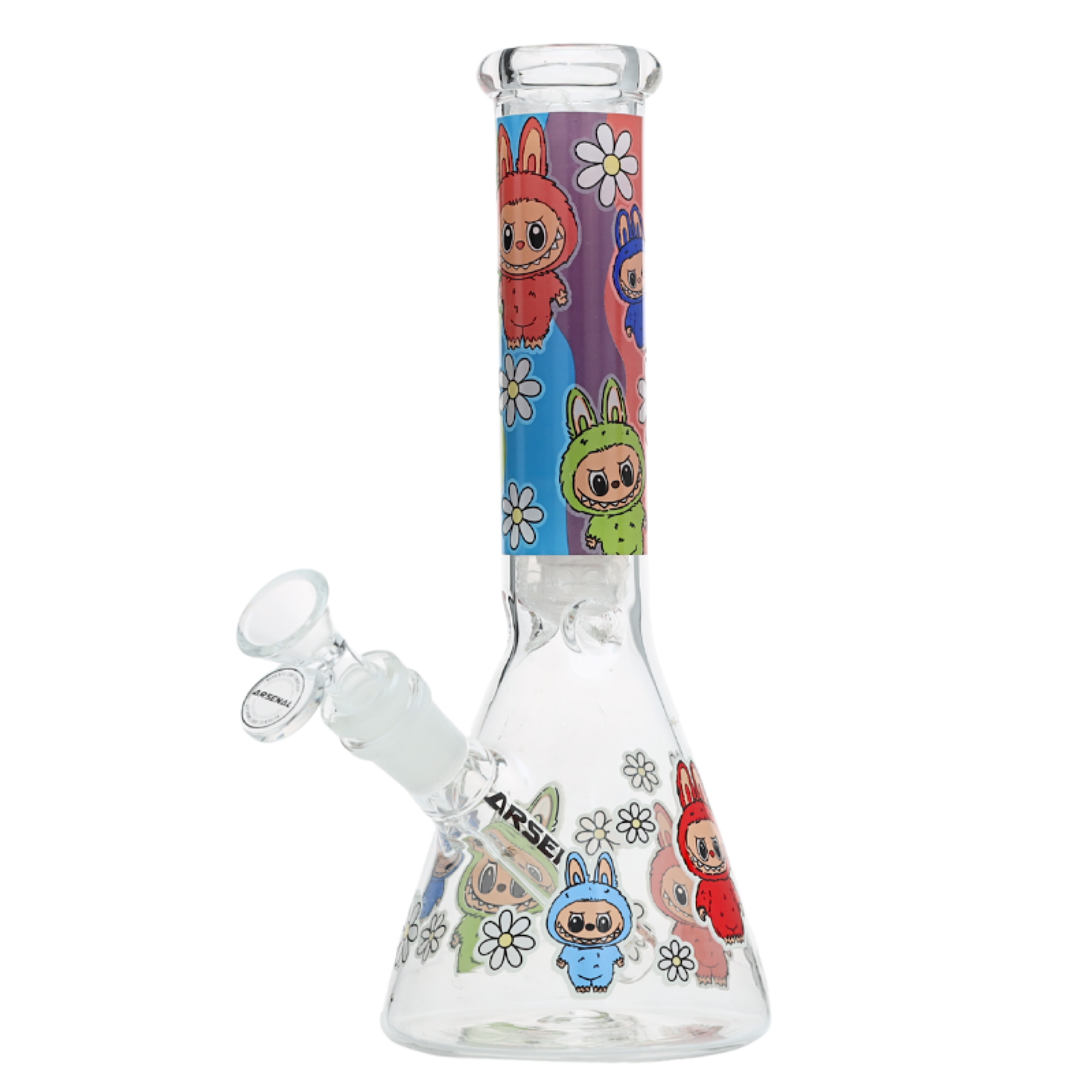 Arsenal Glass - 10" Cute Monster Beaker Bong