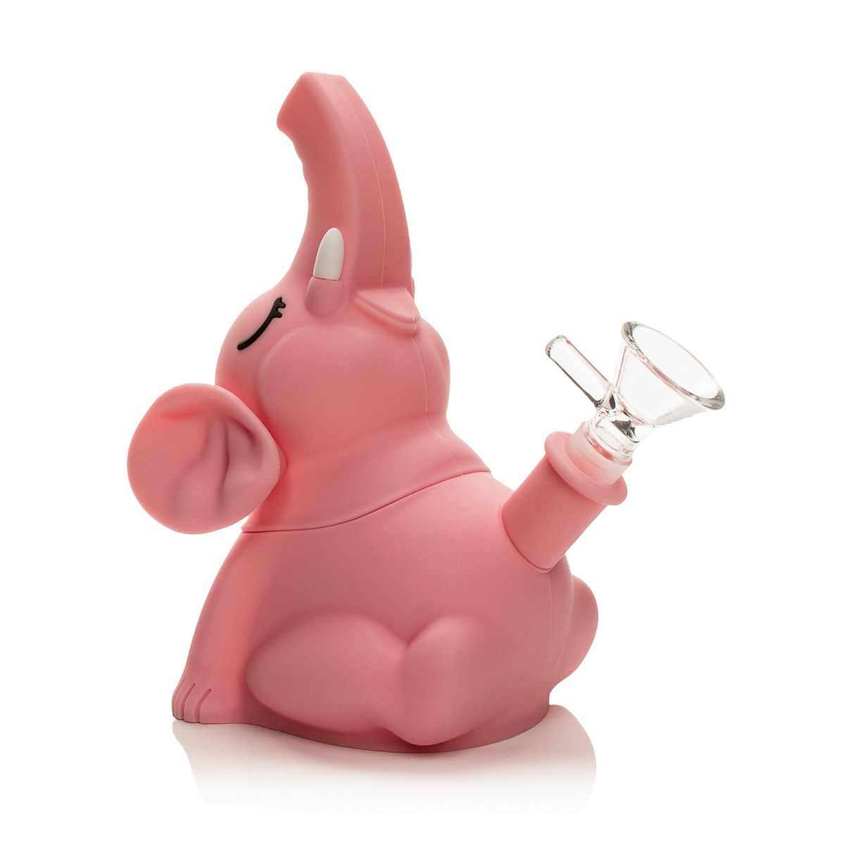 6" LIT Silicone Elephant Water Pipe