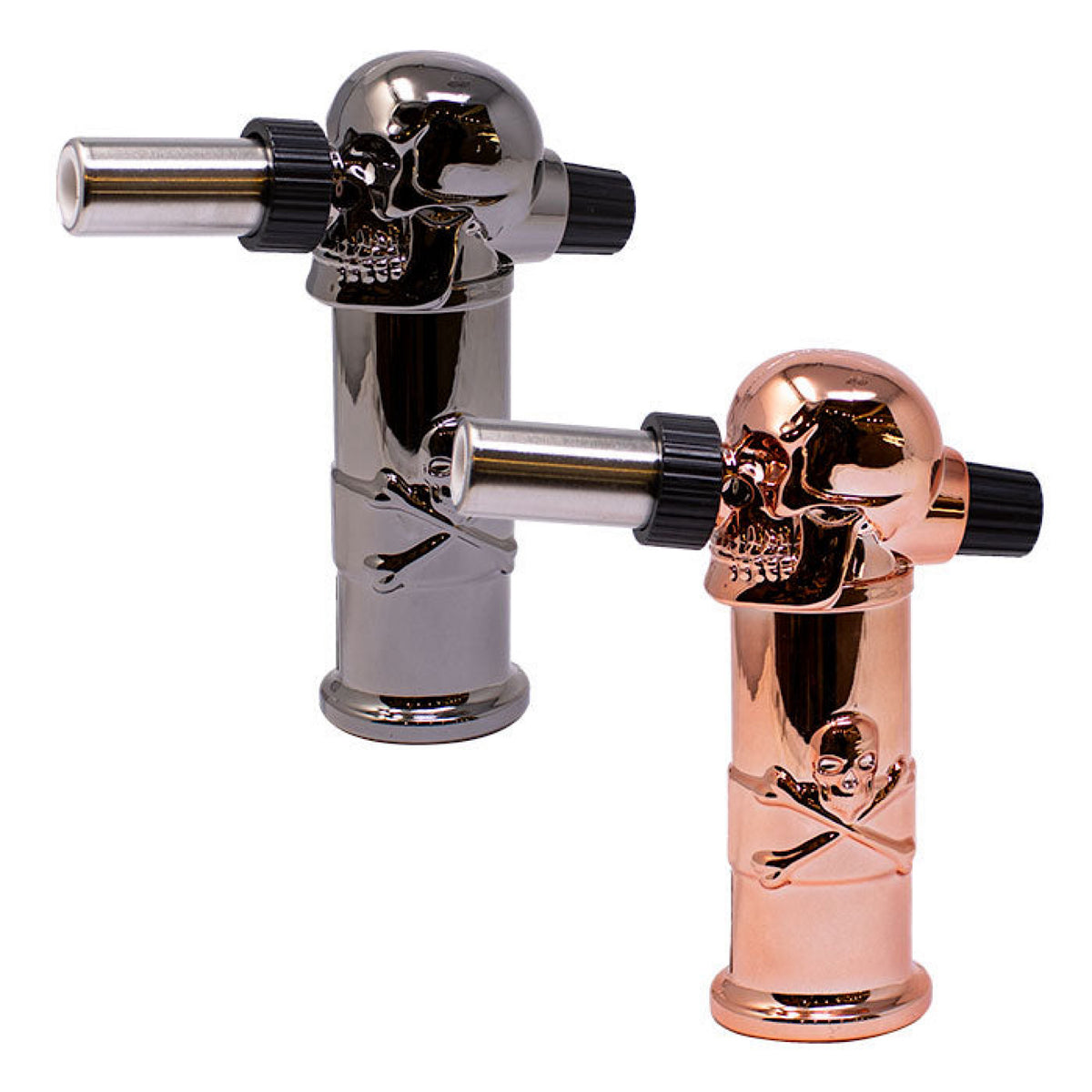 Soul - Large Skull & Bone Single Flame Torch