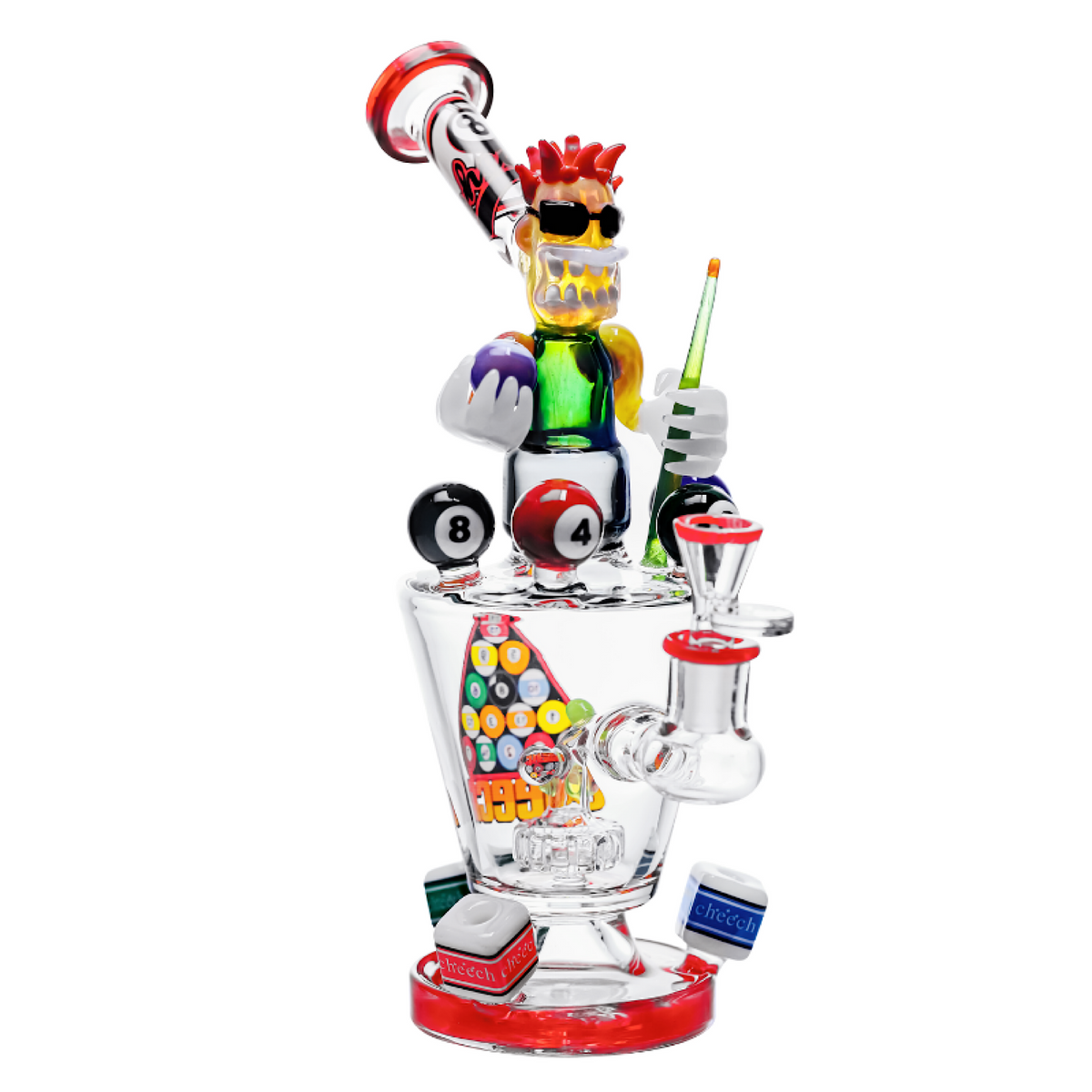 Cheech - 11.5" Pinball Puff Glass Bong