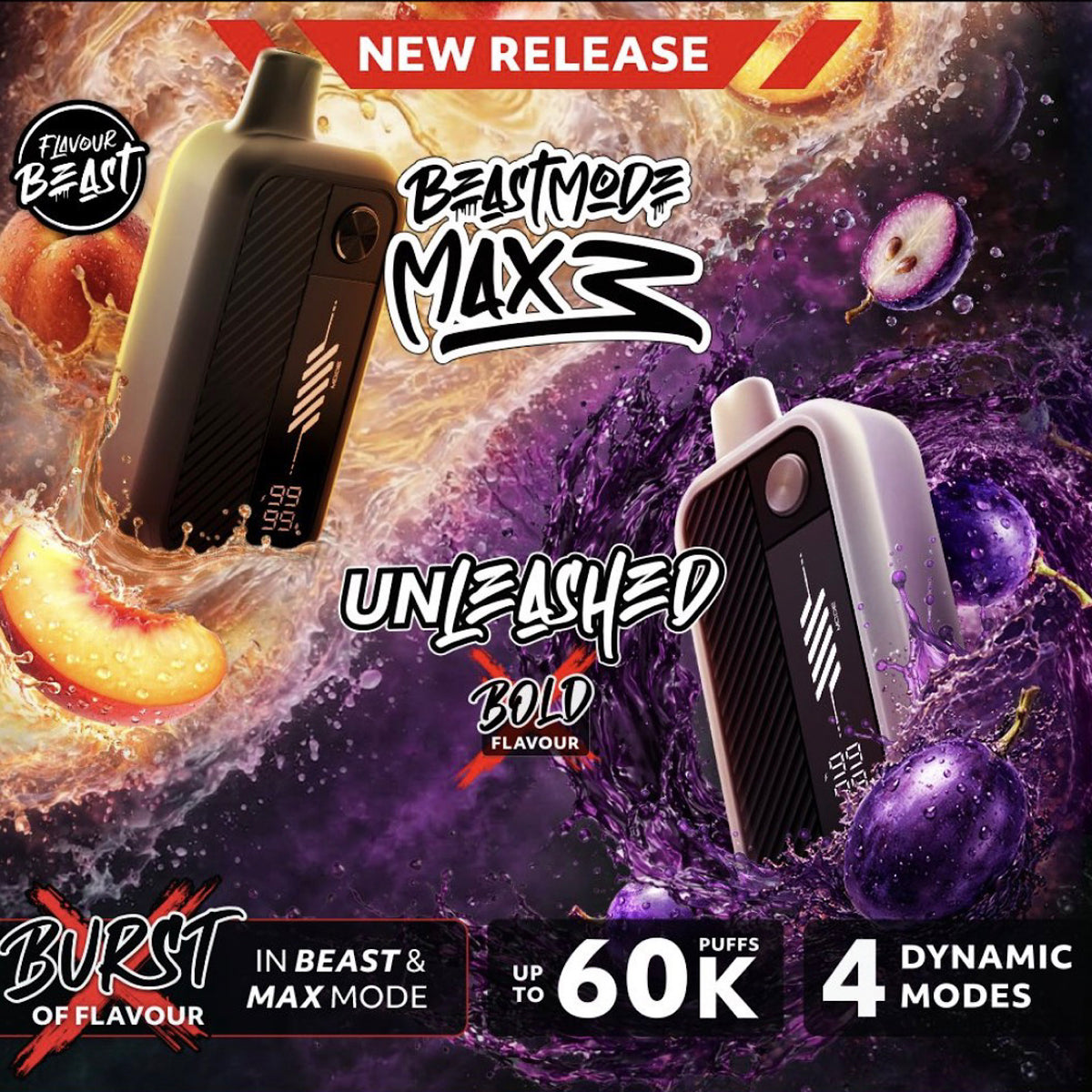 Flavour Beast - Beast Mode Max 3 (60K Puffs) Disposable