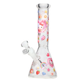 Arsenal Glass - 10" 5mm Kitty Glass Beaker (Design Vary)