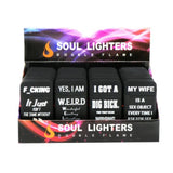 Soul Double Flame Word Lighters