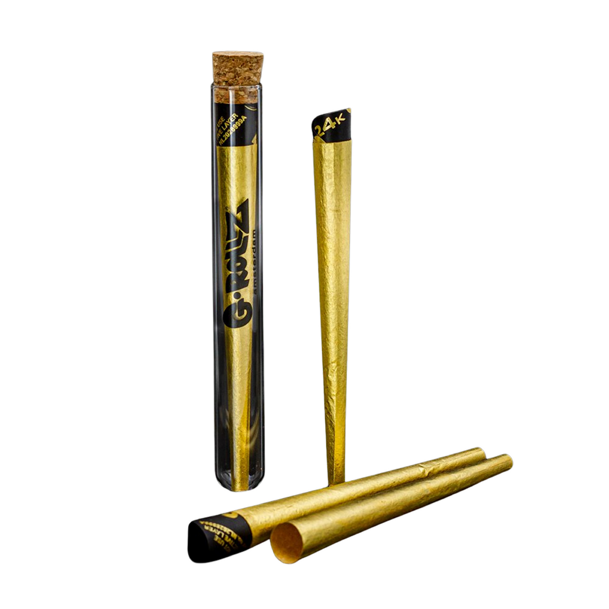 G-Rollz 24k Gold King Size Pre-Rolled Cones