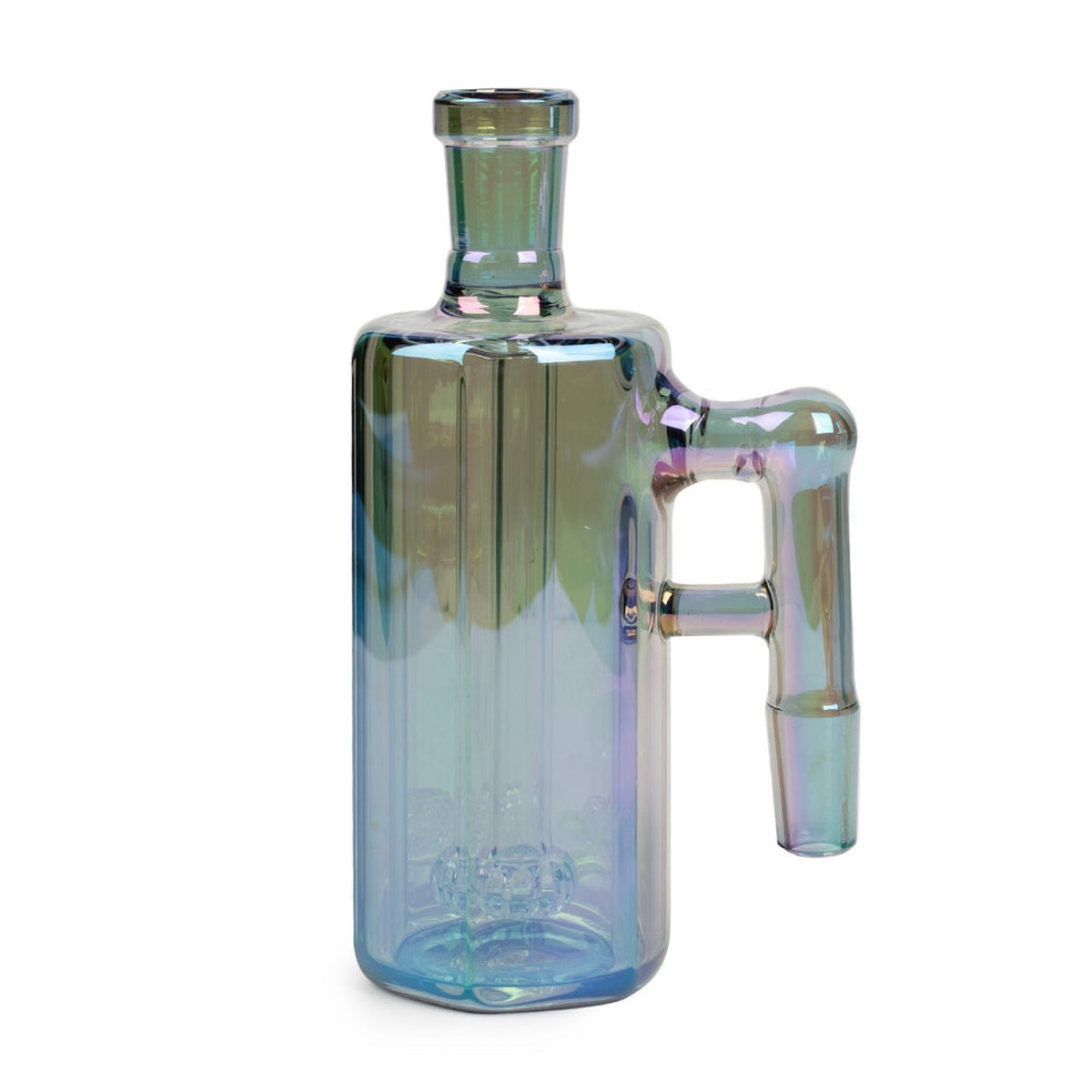 Red Eye Glass® - 14mm 90 Degree Metallic Terminator Finish Hex Tube Ash Catcher