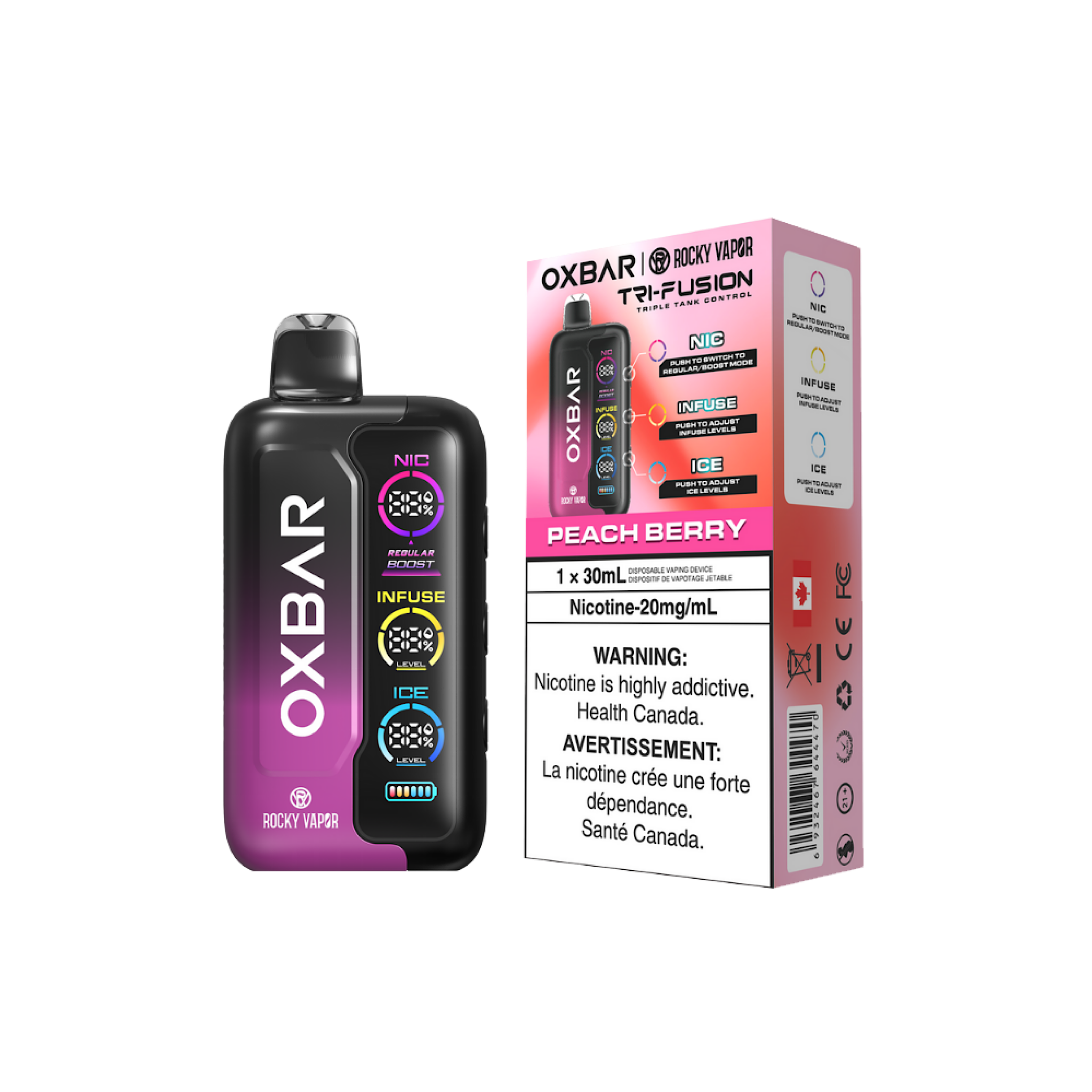 Oxbar Tri Fusion - 70K Puffs Disposable Vape