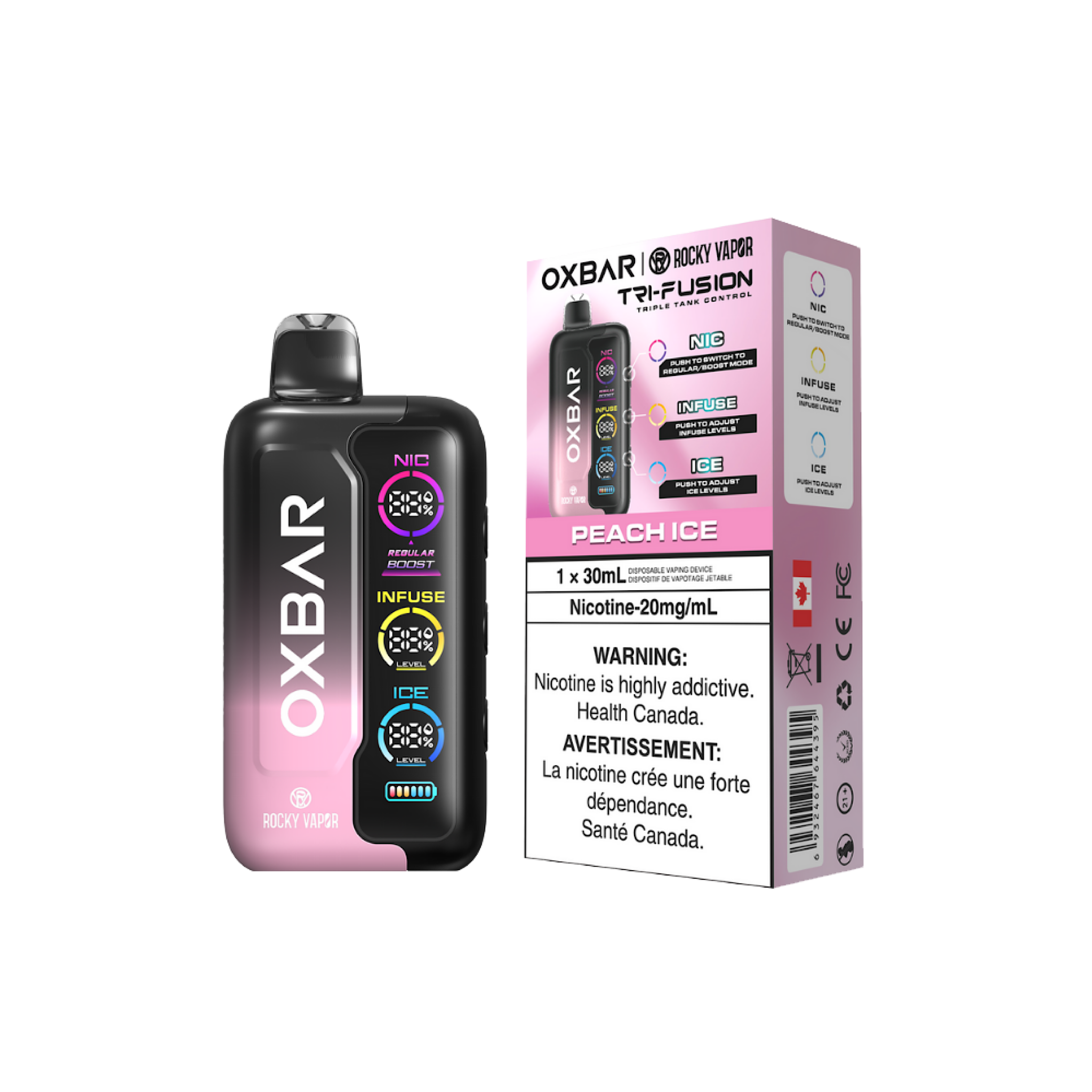 Oxbar Tri Fusion - 70K Puffs Disposable Vape