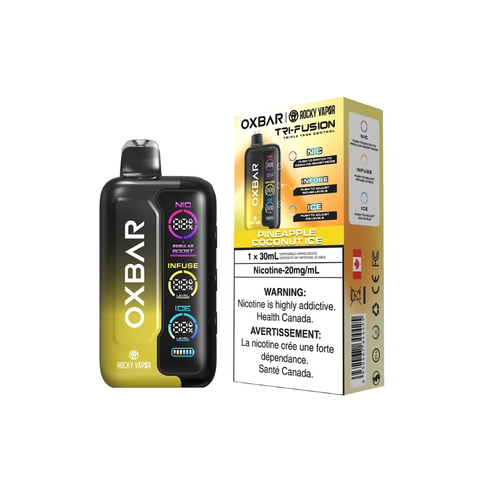 Oxbar Tri Fusion - 70K Puffs Disposable Vape