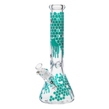 OG Original 14mm 7" Glow-in-the- Dark Honeycomb Splash Beaker (OG-715)
