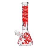 OG Original 14mm 7" Glow-in-the- Dark Honeycomb Splash Beaker (OG-715)