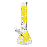OG Original 14mm 7" Glow-in-the- Dark Honeycomb Splash Beaker (OG-715)
