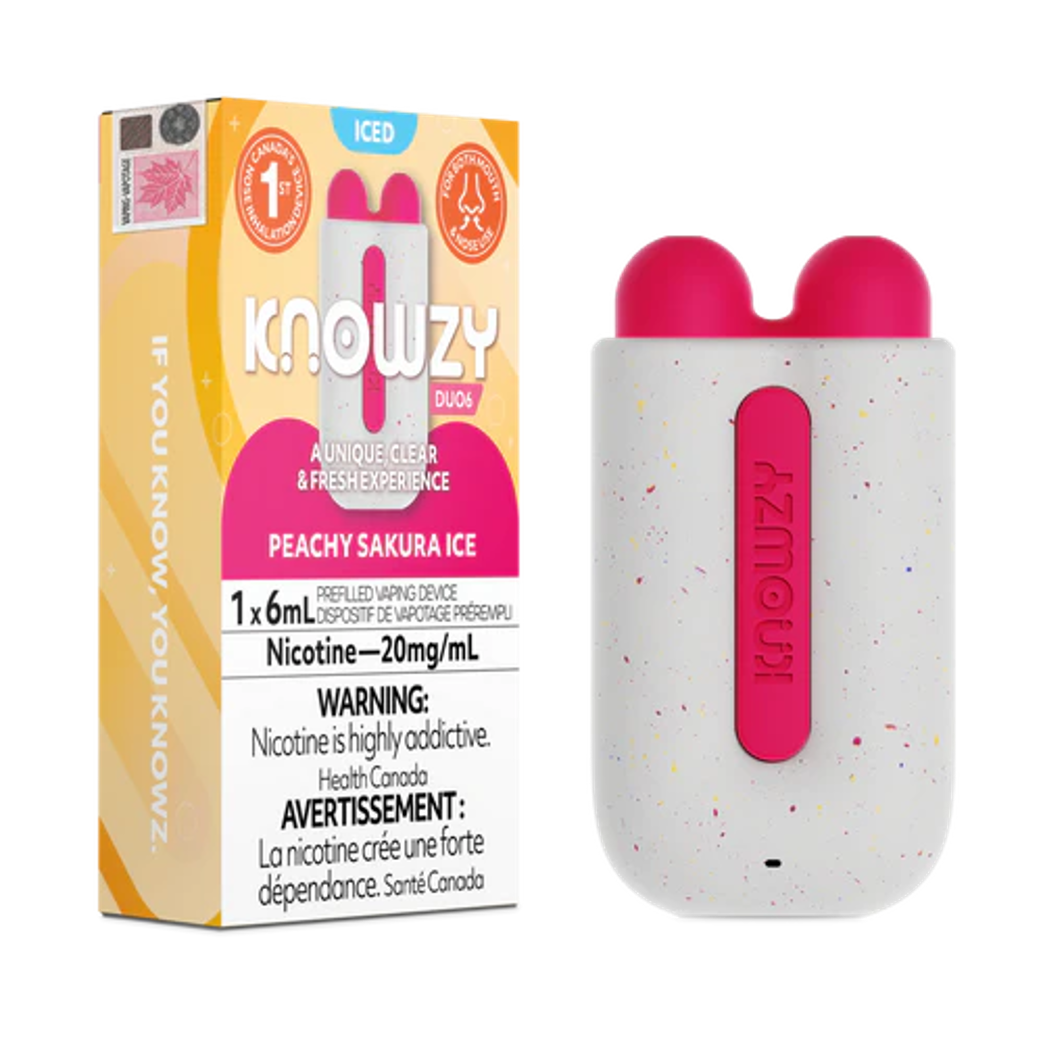 Knowzy Duo6 – Nose Inhalation Disposable Vape