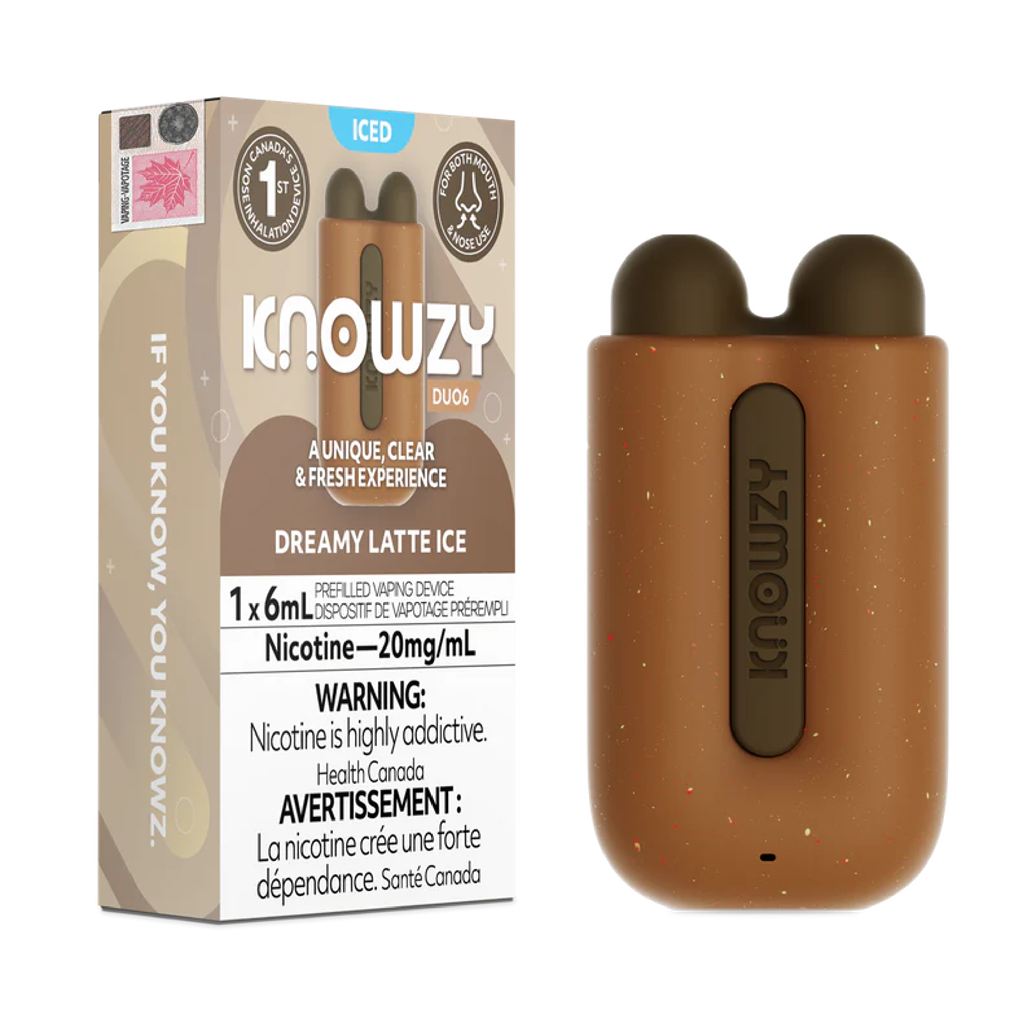 Knowzy Duo6 – Nose Inhalation Disposable Vape