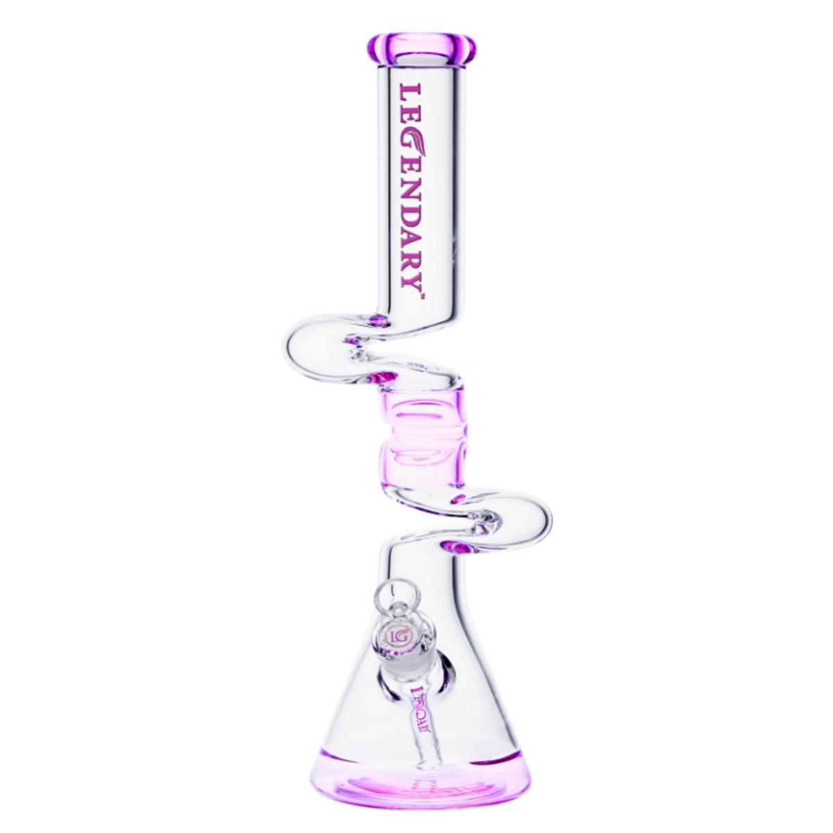 Legendary - 18" 7mm Wave Twist Beaker Bong