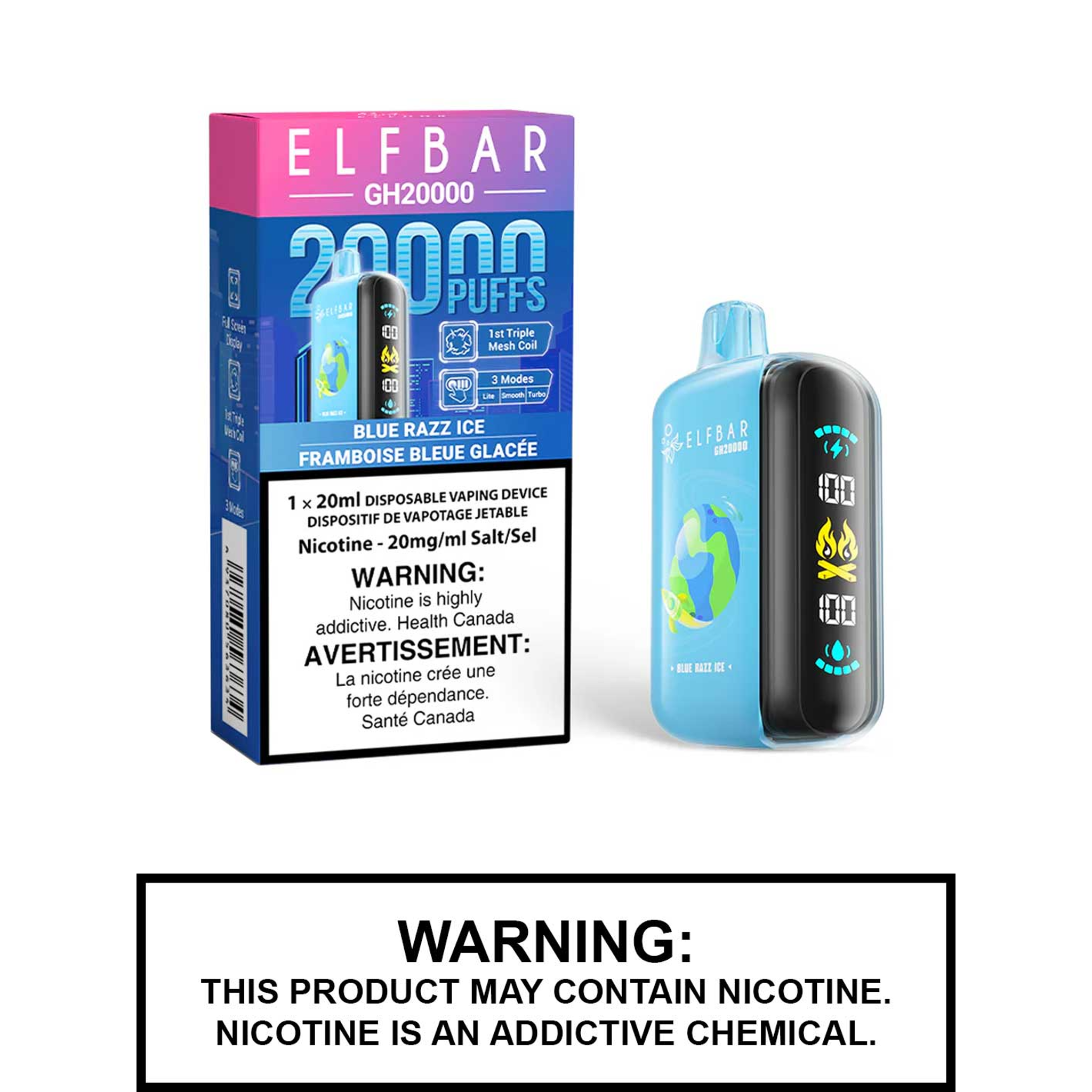 ELF BAR GH20000 DISPOSABLE VAPE