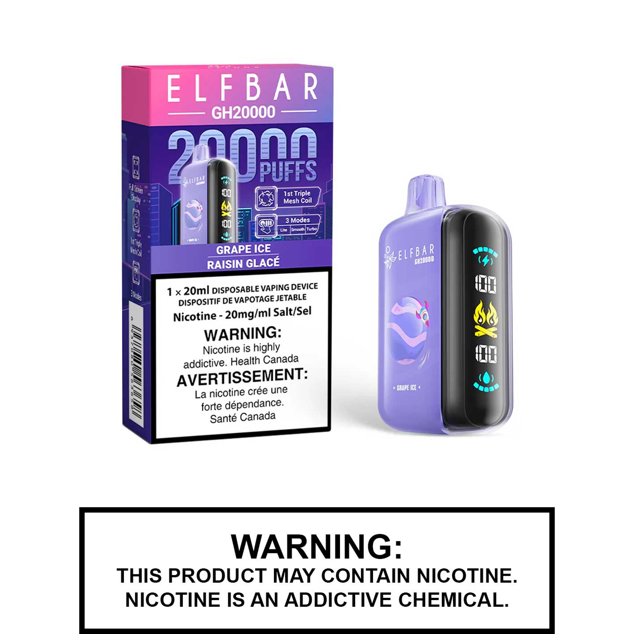 ELF BAR GH20000 DISPOSABLE VAPE