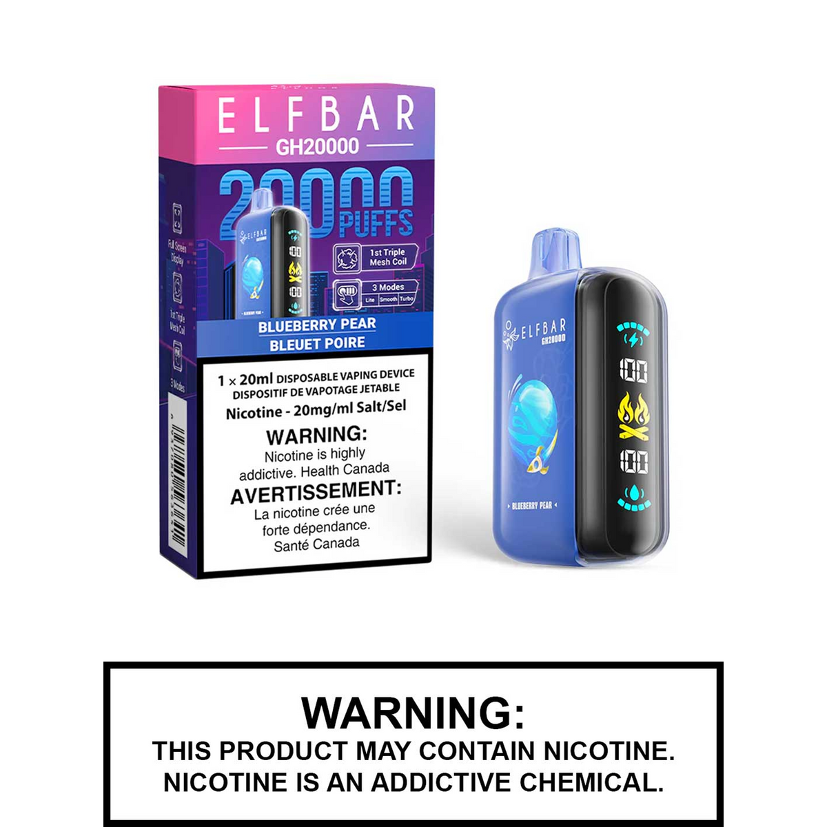 ELF BAR GH20000 DISPOSABLE VAPE