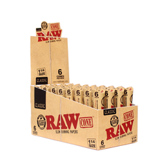 RAW Classic 1¼ Cones - Single - 6 cone pack