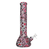 13.5" Arsenal Graffiti Print Silicone Beaker Bong