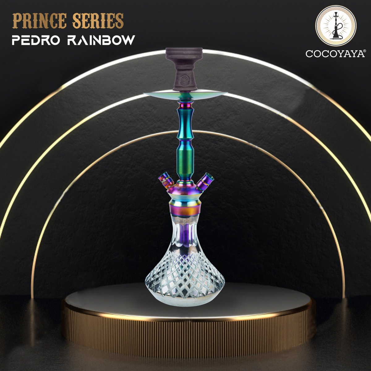 COCOYAYA - Prince 20 Inch Rainbow SHISHA