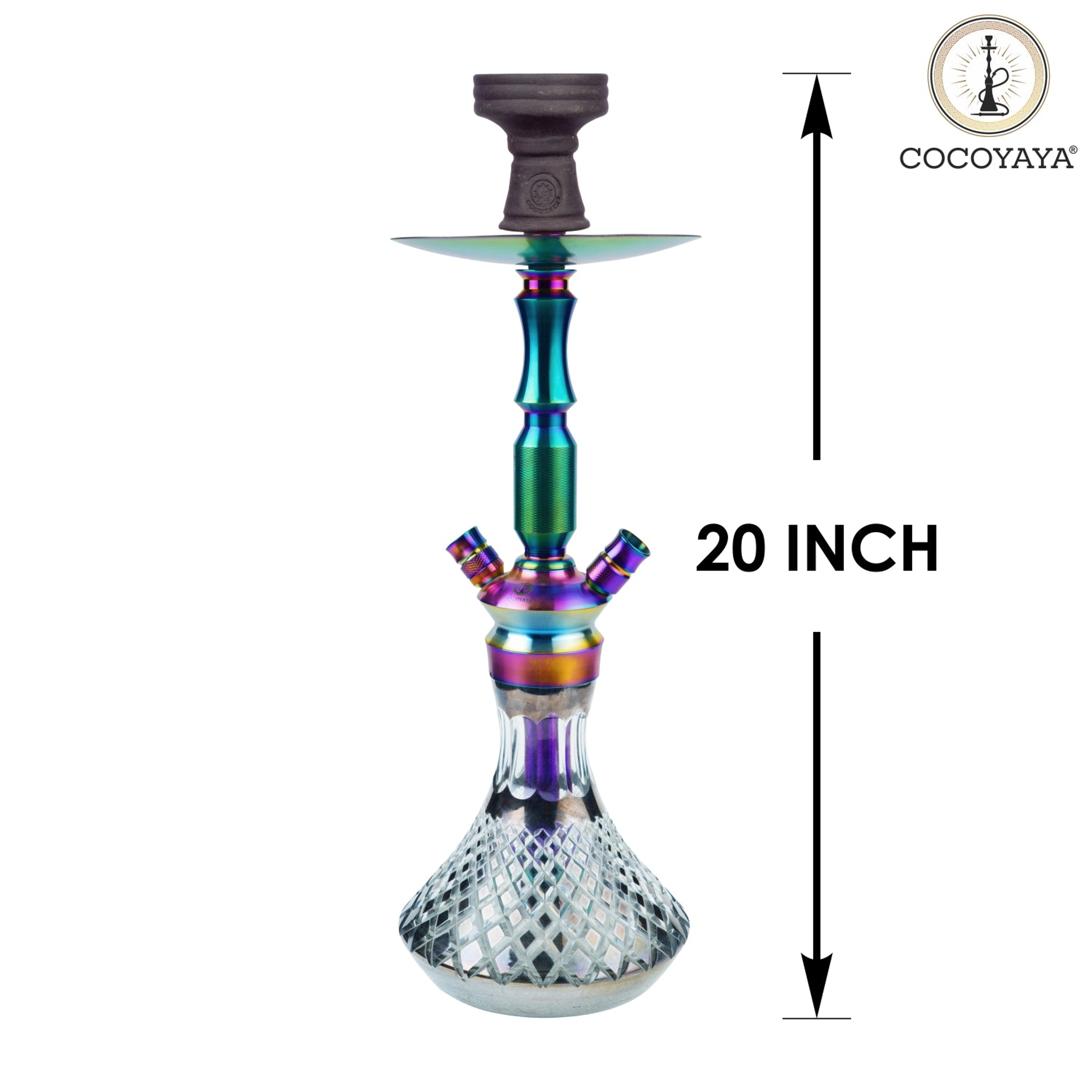 COCOYAYA- Pedro 20 Inch Rainbow SHISHA