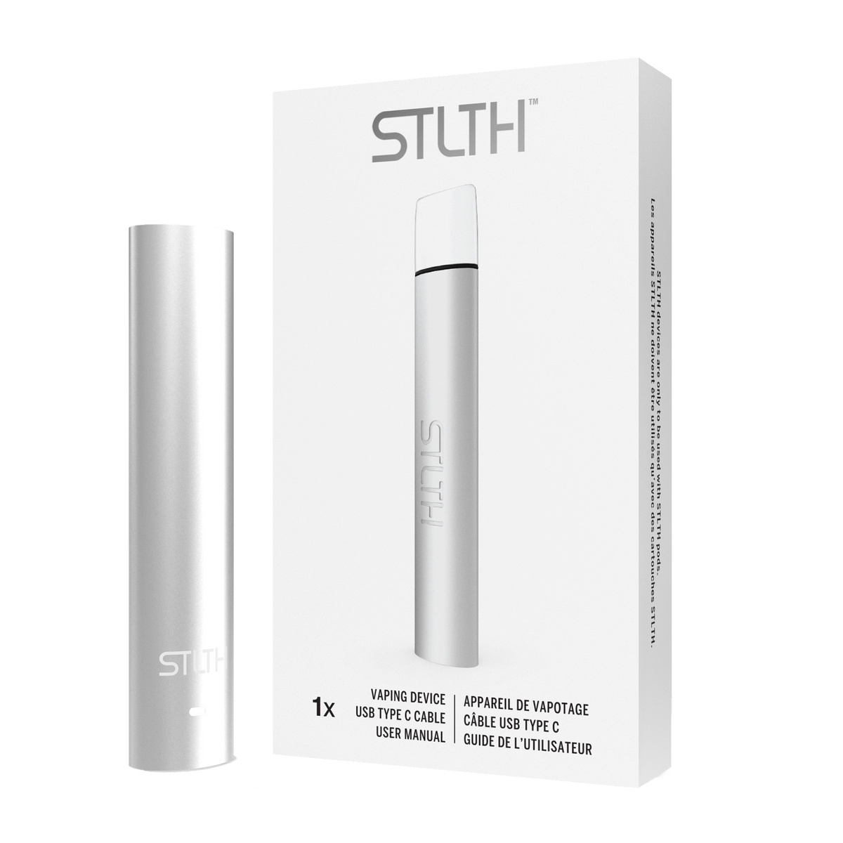 STLTH DEVICE TYPE C - SILVER METAL