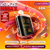 Kraze Mega X Disposable Vape - 48K Puffs