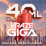 Kraze Giga Disposable Vape - 150K Puffs
