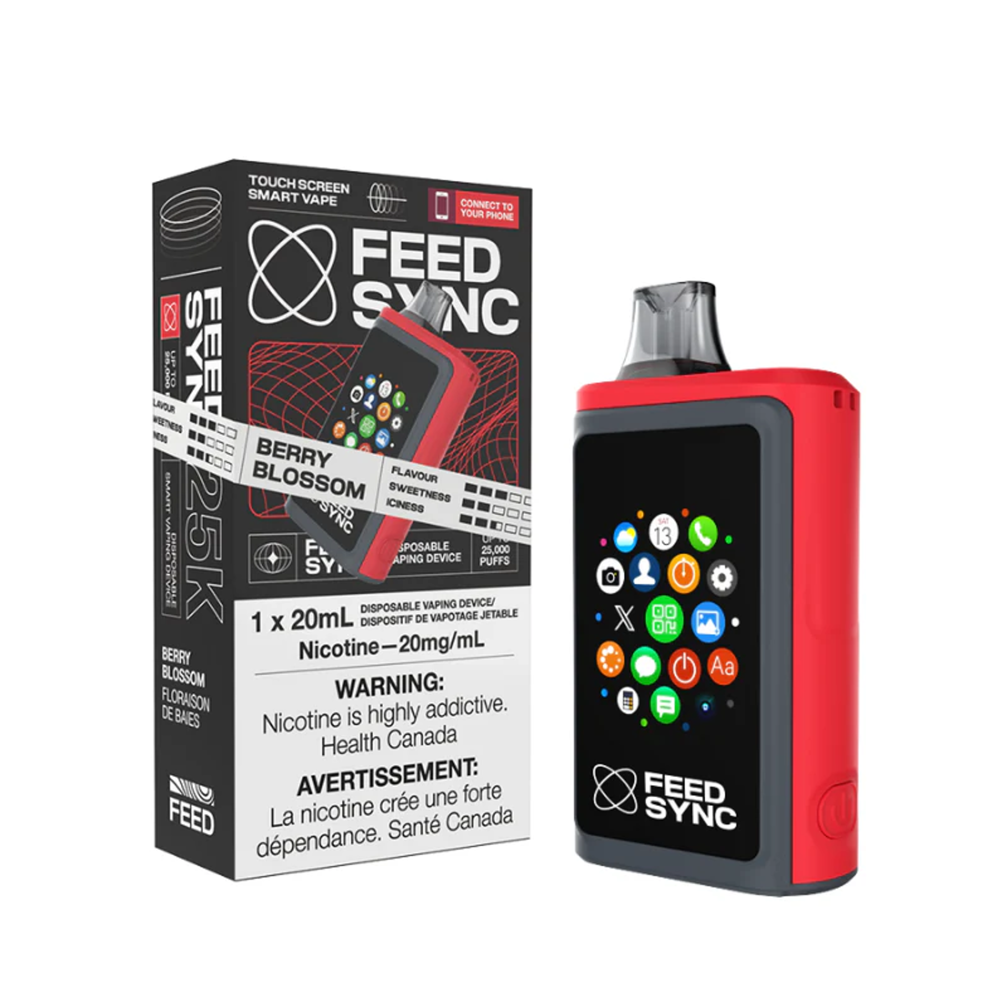 FEED SYNC 25k Puffs - SMART DISPOSABLE VAPE