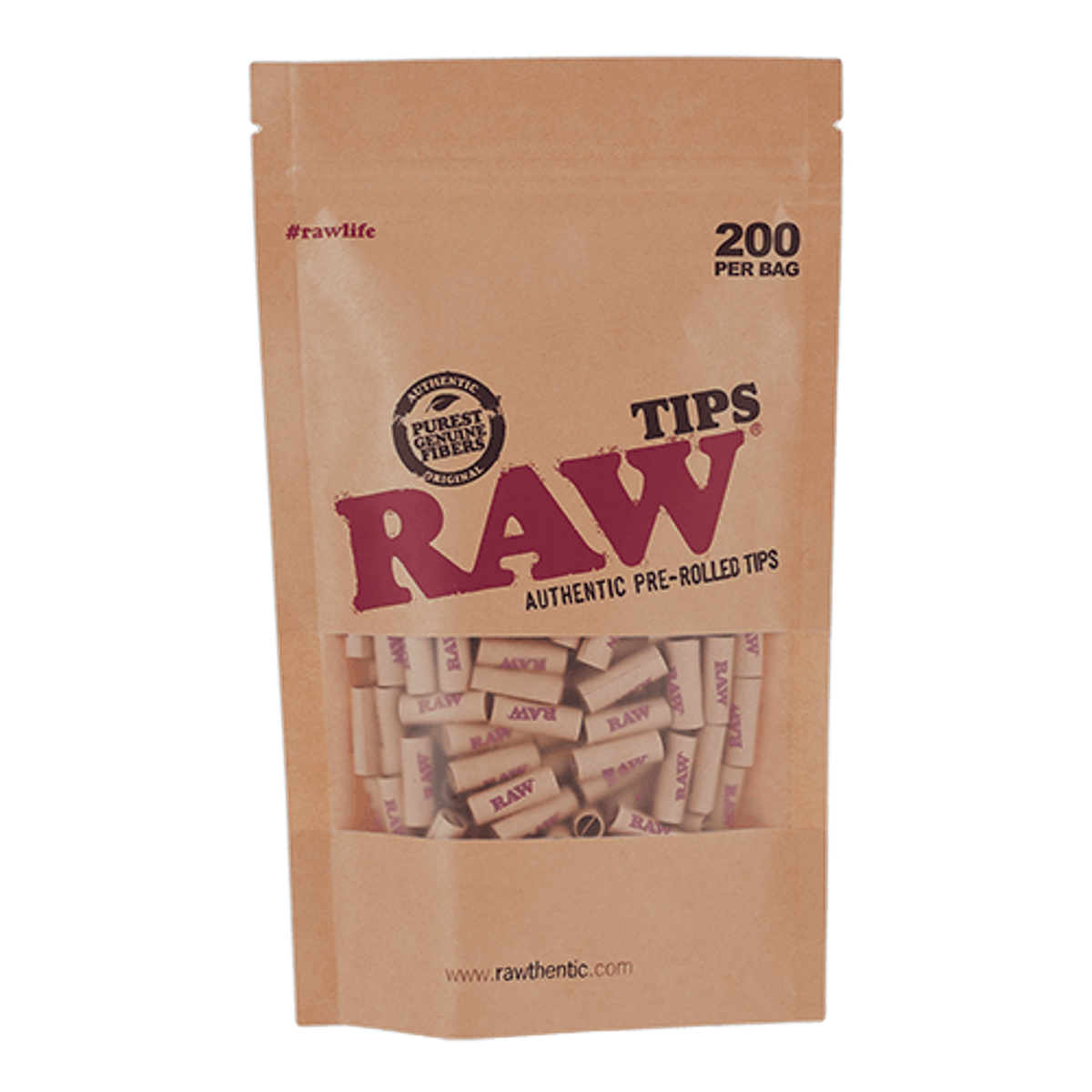 RAW PRE-MADE UNREFINED FILTERS - 200 PIECES