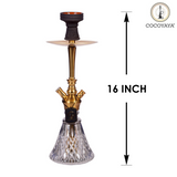 COCOYAYA - Prince 16 Inch Golden Shisha