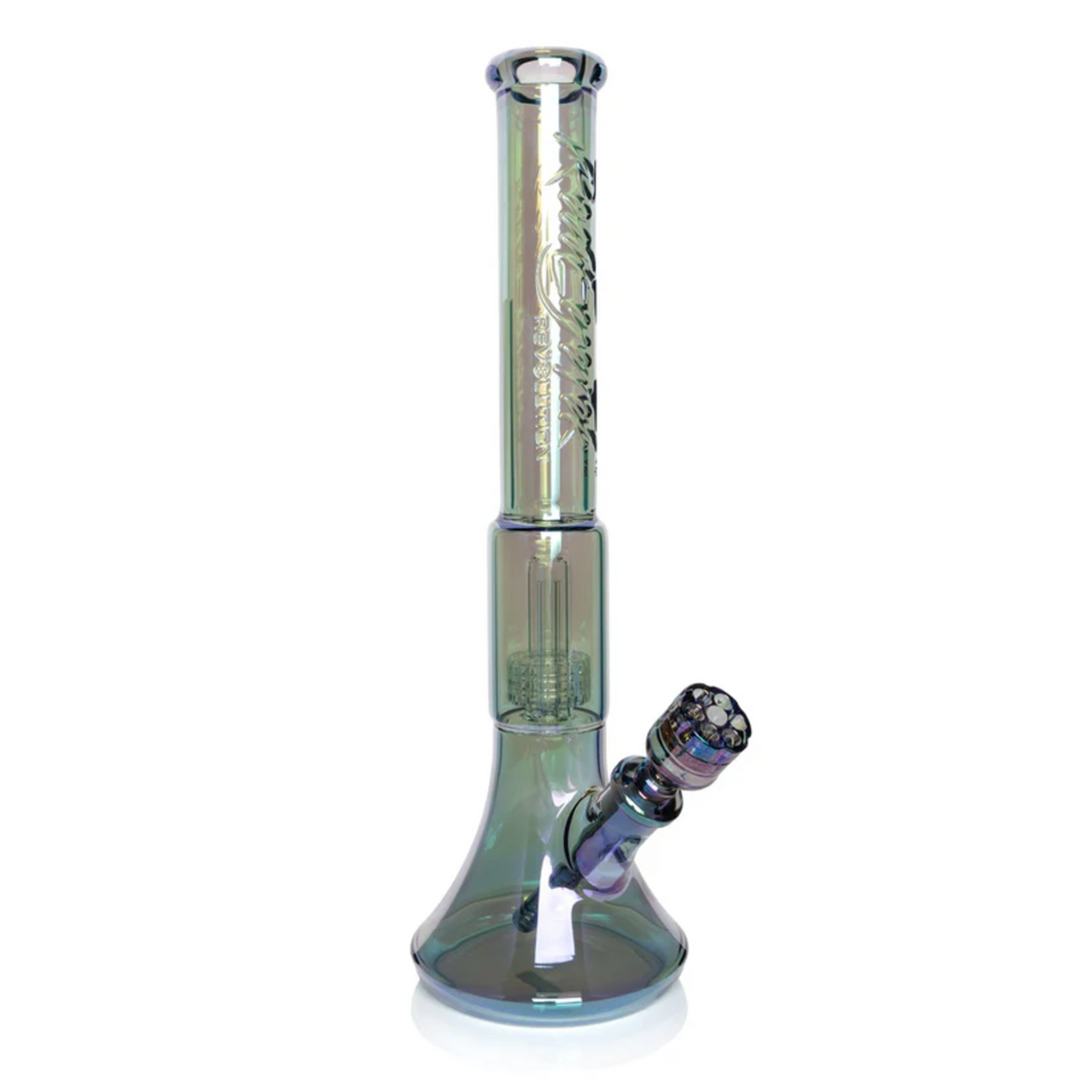 Red Eye Glass® - 19" 7mm Thick Terminator Revolution Dual Chamber Water Pipe