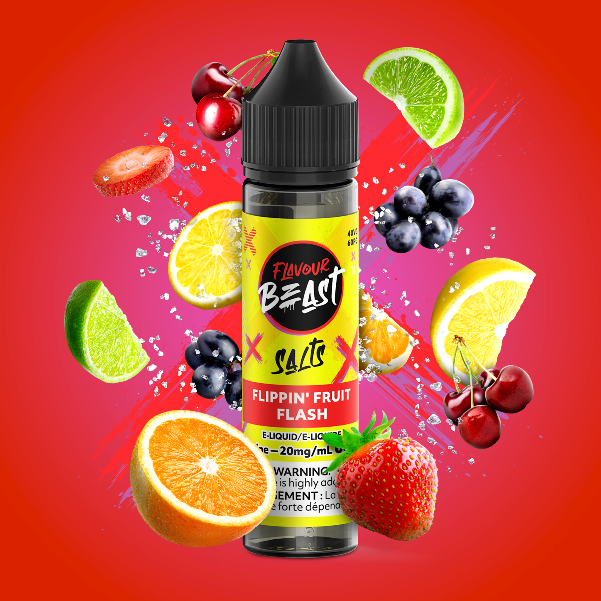 Flavor Beast 60mL E-Liquid: 20mg/mL