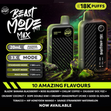 Flavour Beast - Beast Mode Max Disposable Vape - 18000 Puffs