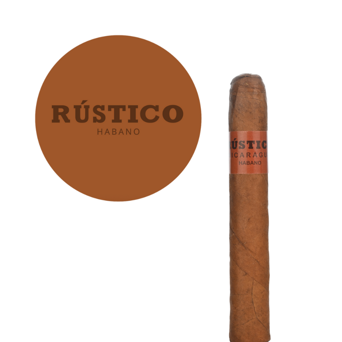 Rustico Habano Toro 6"x52 - Single