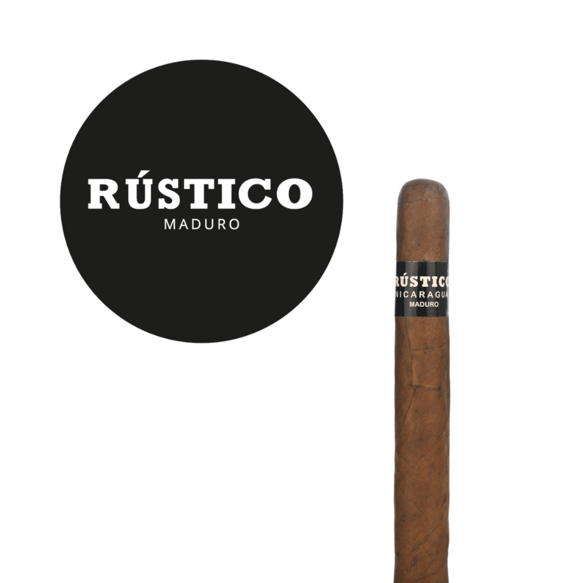 Rustico Maduro Robusto 5"x50 - Single